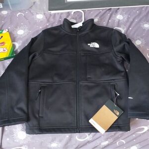 Kids THE NORTHFACE B Apex Risor Softshell TNF Black jacket size XS (6)